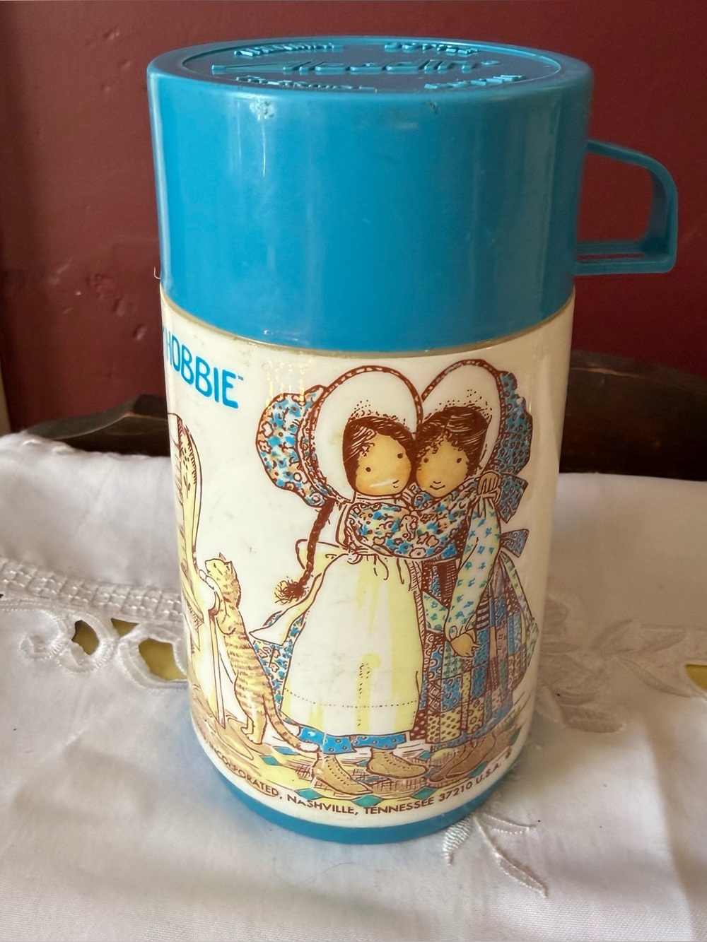 Vintage Aladdin HOLLY HOBBIE Thermos Hot Cold Food Bottle